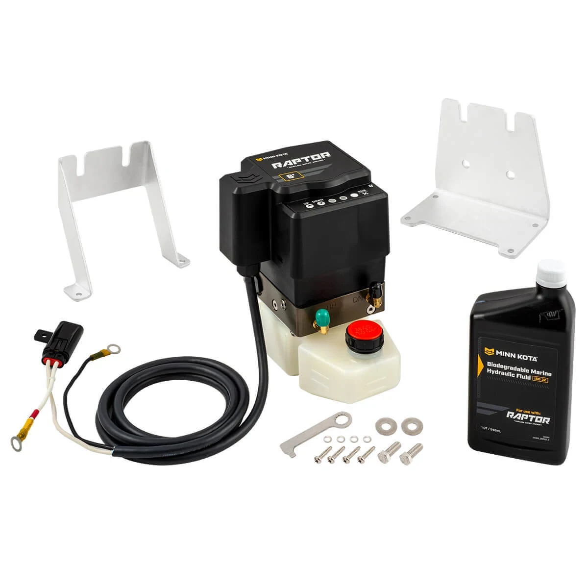 Hydraulic pump, brackets, fluid, and installation equipment