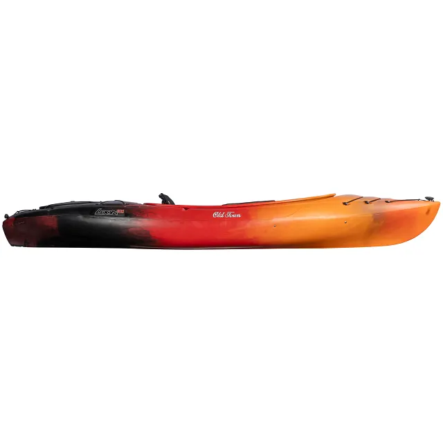 Side view of the Old Town Loon 106 Lava recreational kayak