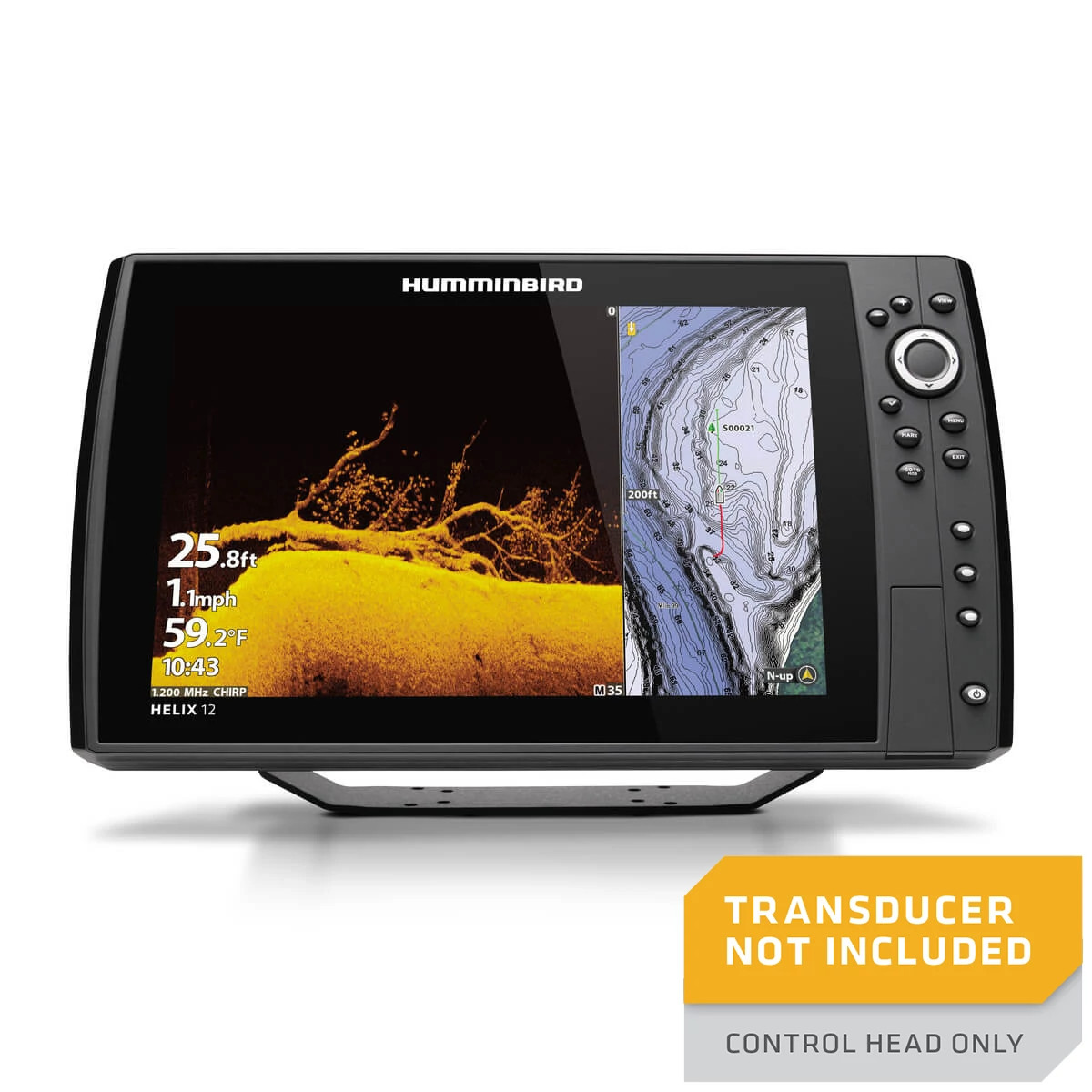 HELIX 12 CHIRP MEGA DI+ GPS G3N CHO - Humminbird