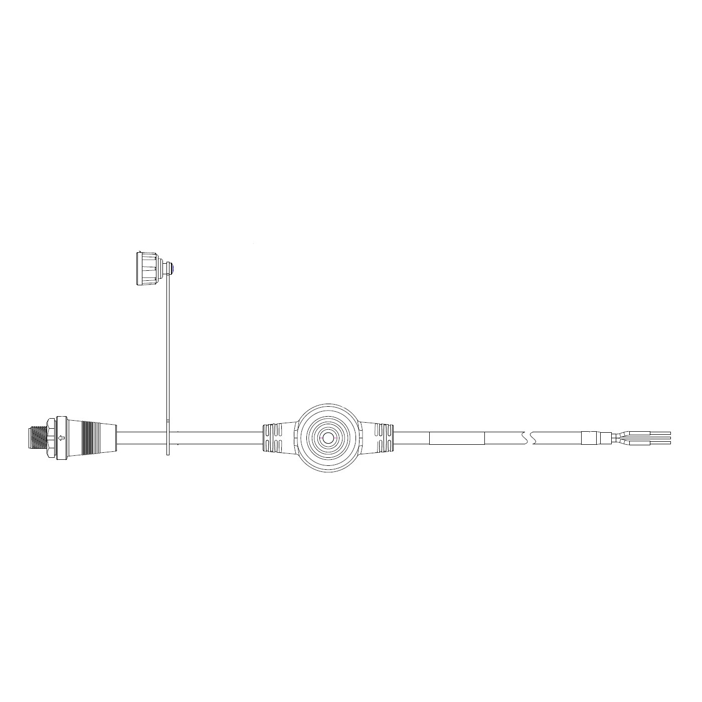MEGA 360 PC - MEGA 360 Power Cable - Humminbird