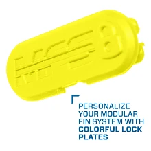 Modular Fin System Lock Plate Set, Yellow