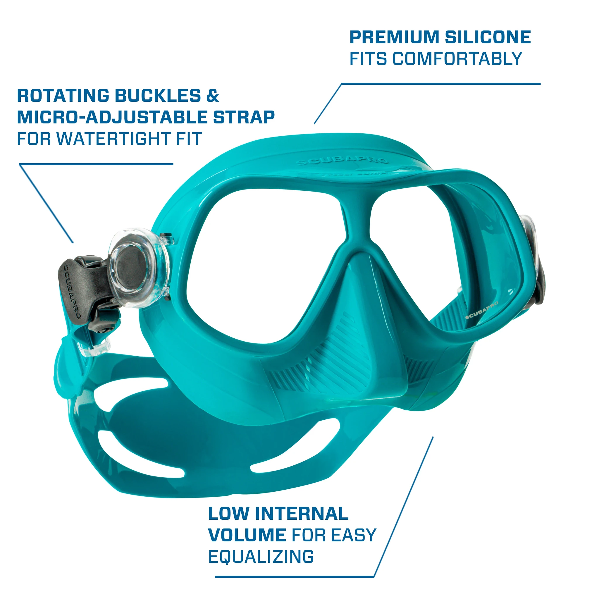 Scuba Fin And Mask Holder Diving Accessories Webbing Brass Swivel Hook Scuba BC Fin Holder & Mask Clip For Fishing Snorkeling