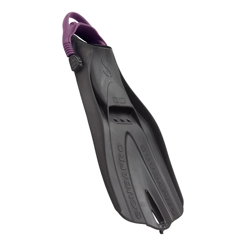 25.743.090, GO Travel Fin, Black w/Purple Strap, 3XS