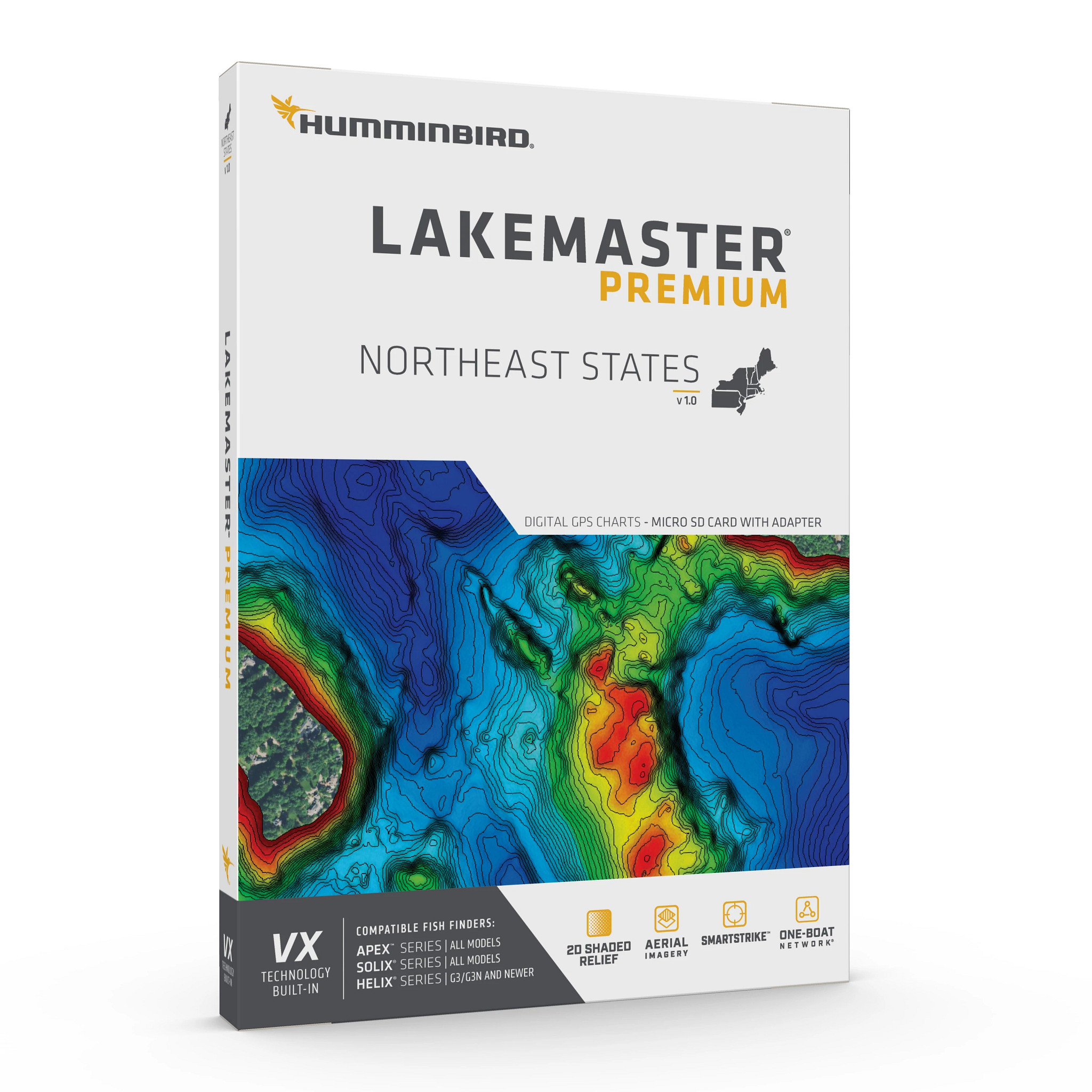 LakeMaster Premium Northeast V1 Humminbird