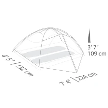 Apex 2XT Tent spec diagram