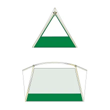 Design drawings of Timberline tent