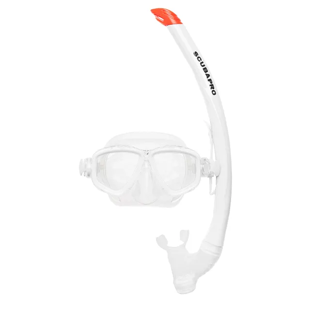 Ecco Mask w/Snorkel, White
