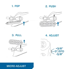 Modular Fin System Strap: Micro-Adjust