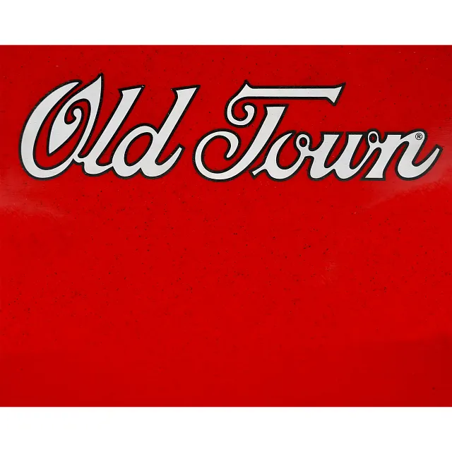 Closeup of black specs on canoe