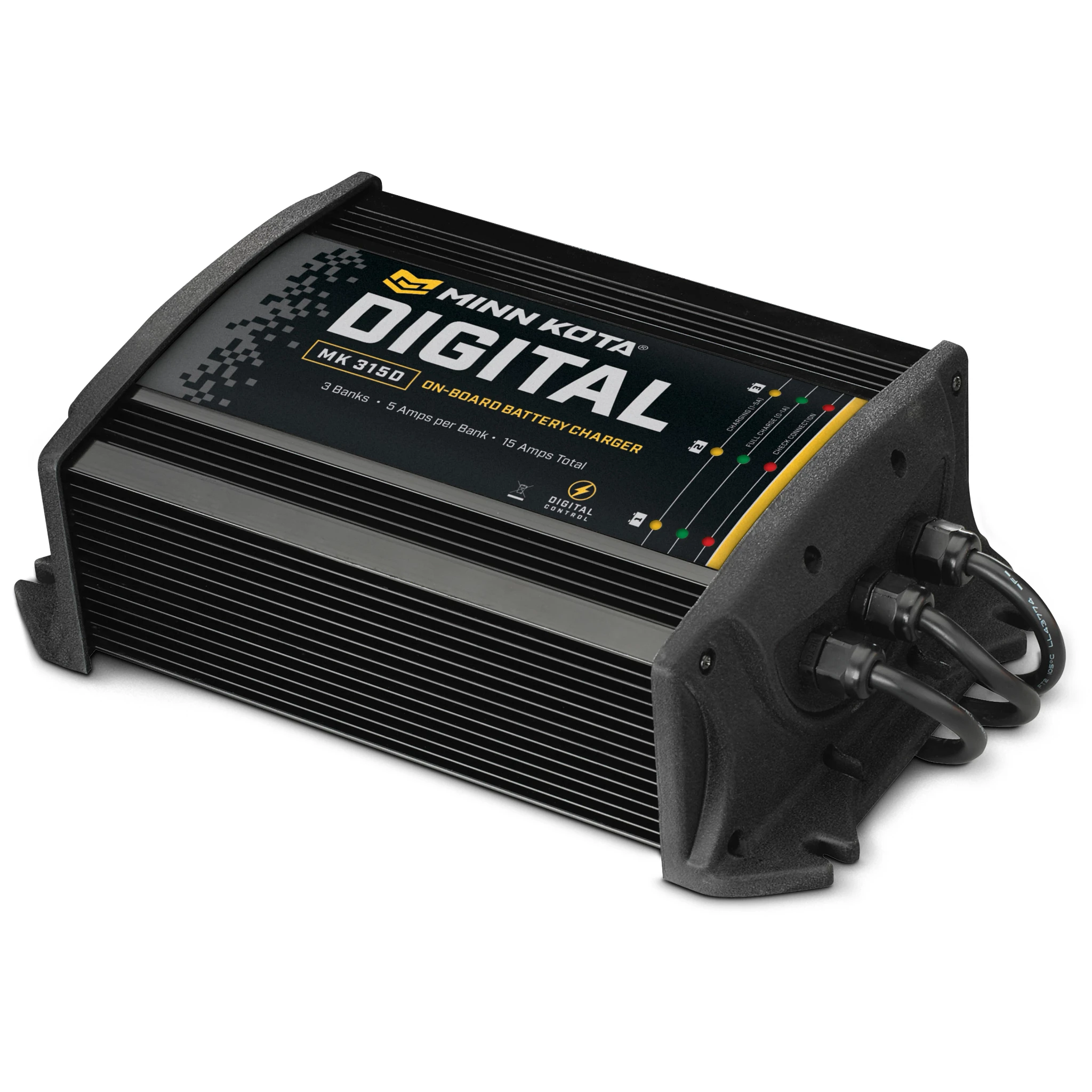 Digital On-Board Battery Charger 3 bank x 5 amps