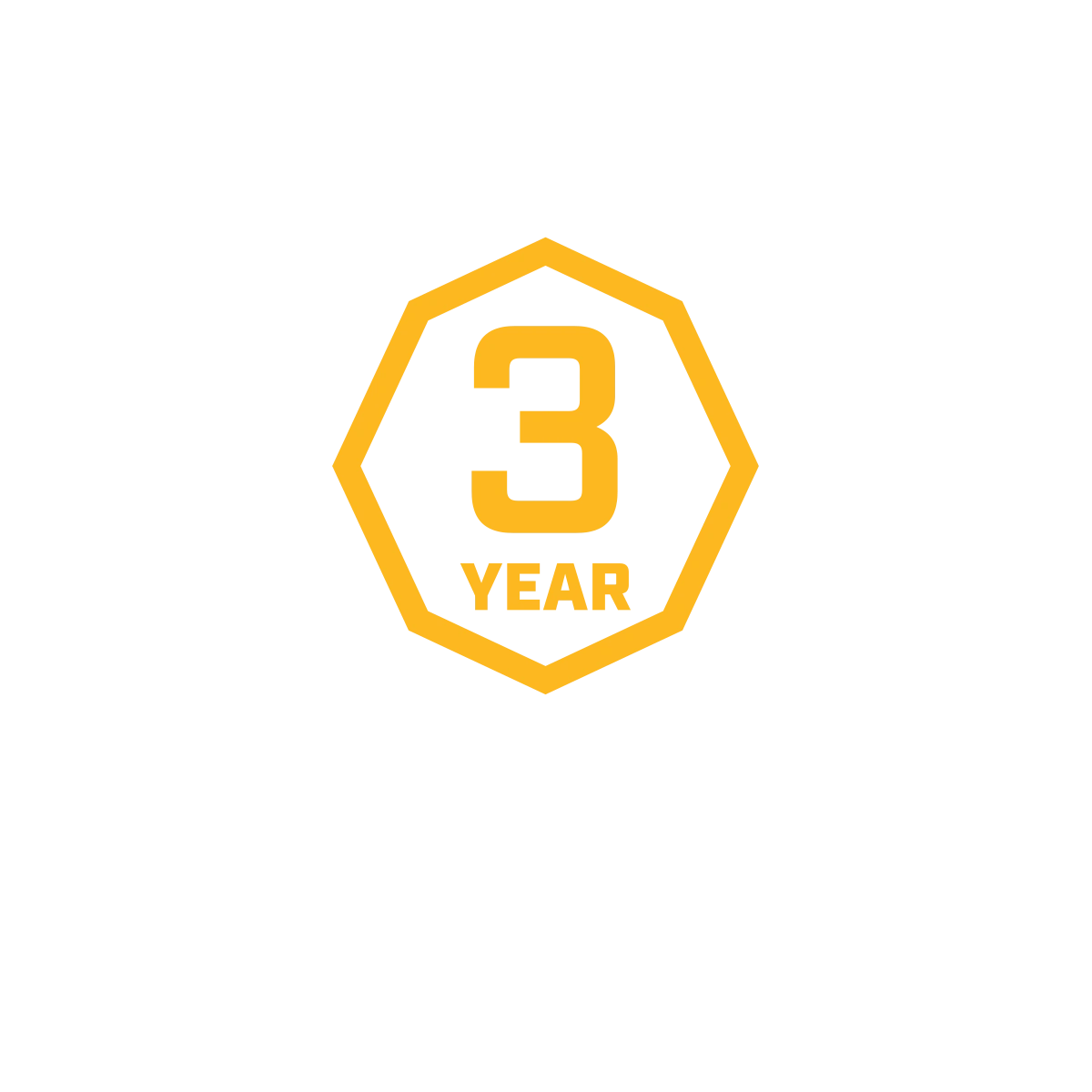 3 Year Warranty with Registration - Tech Icon