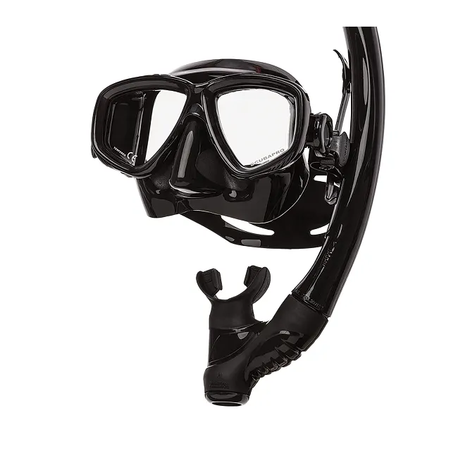 24.315.100, Ecco Mask w/Snorkel, Black