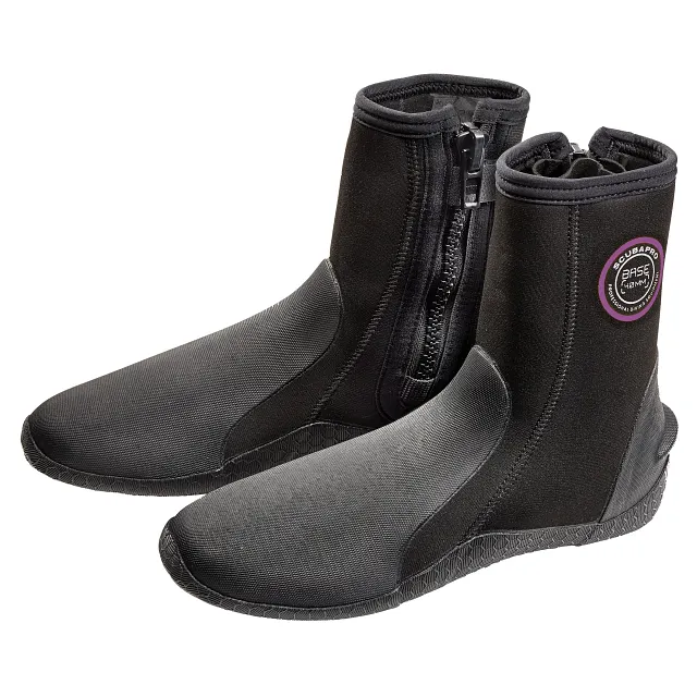 Base Boot, 4mm, Black/Purple, 2XS - Front