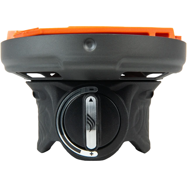 Closeup of Jetboil Zip 0.8L Fast Boil System Burner with control knob