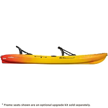 Ocean Kayak Malibu Two XL - Sunrise - Side View with frame seat upgrade