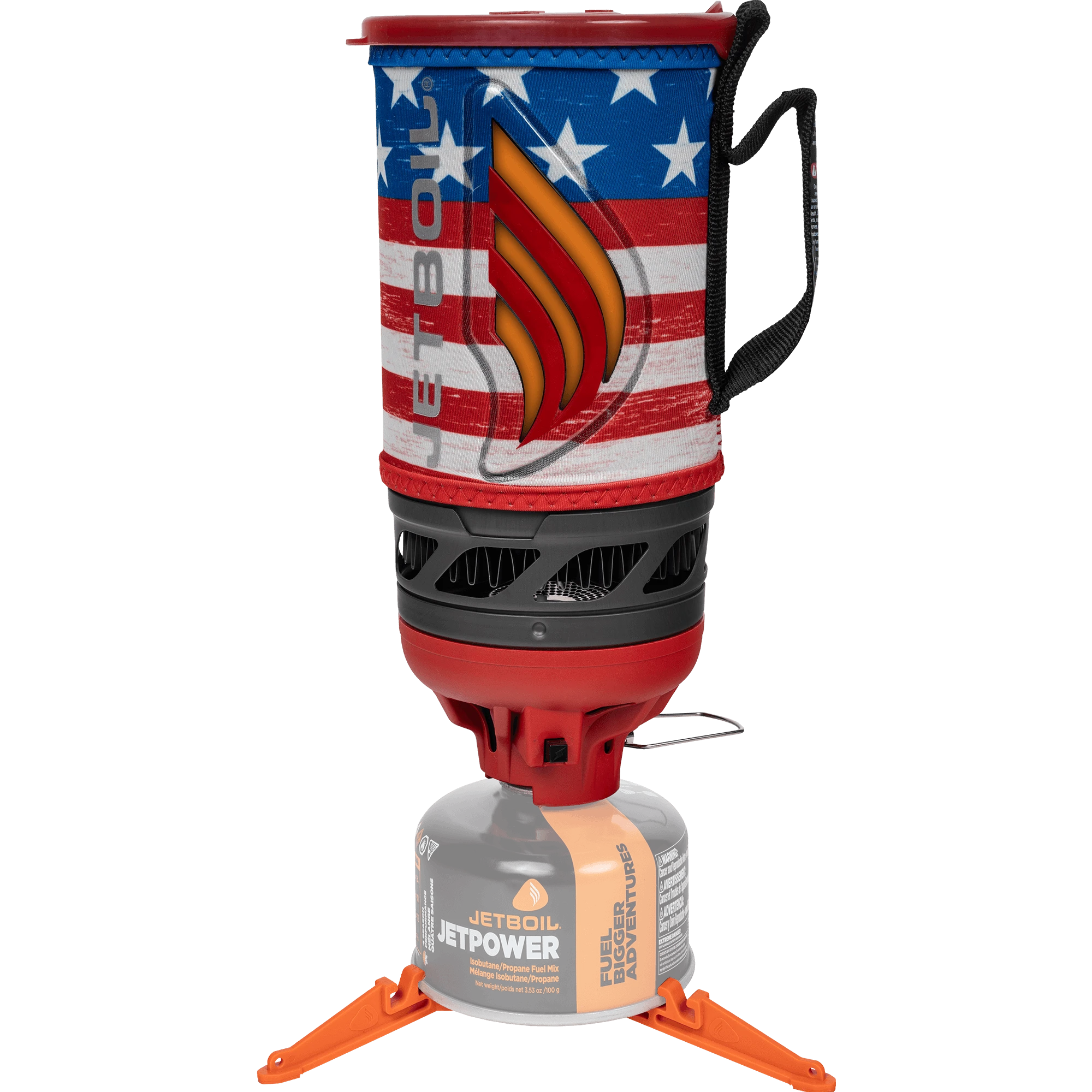 Hot Heat Indicator the Jetboil Flash Cooking System cozy in the color Patriotic