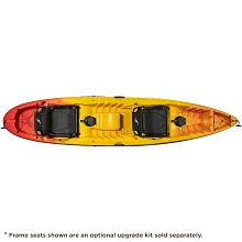 Ocean Kayak Malibu Two XL - Sunrise - Top View with frame seat upgrade