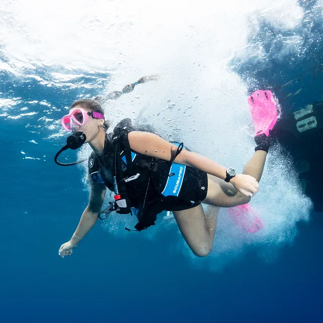 GO Sport Fin, Pink - Giant Stride Water Entry