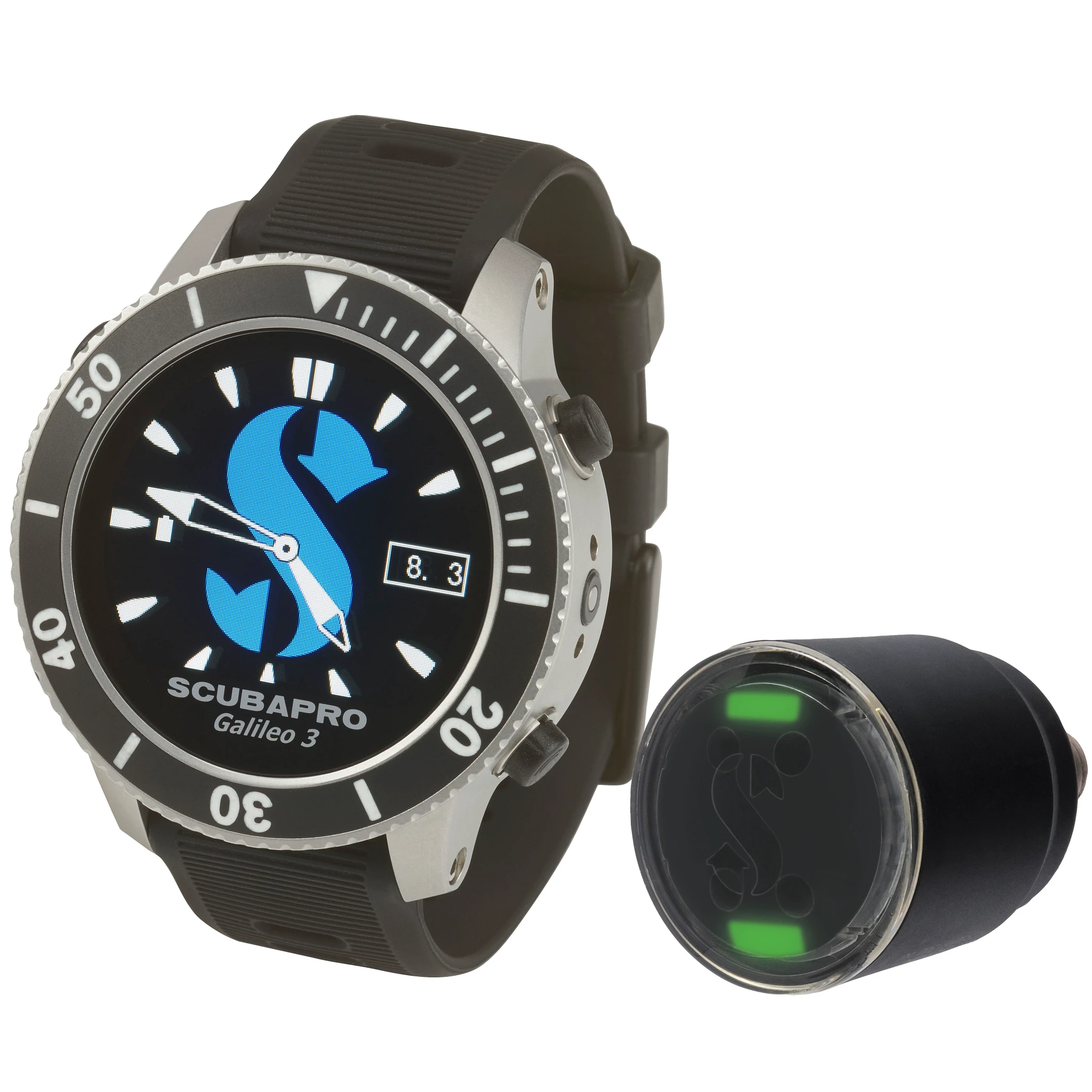 Garmin Descent MK3i,51mm,Carbon Grey + Smart Watch & Transmitter (opti –  Malibudivers
