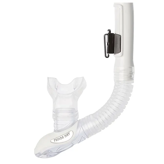 Fusion Dry Snorkel, White