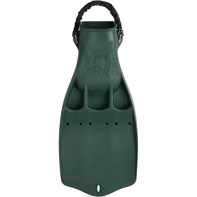 Jet Fin w/ Spring Heel Strap, Green