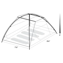 Tetragon HD 4 person tent spec diagram