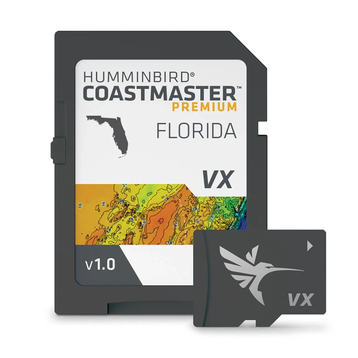 CoastMaster Premium Florida v1 SD card with micro SD card