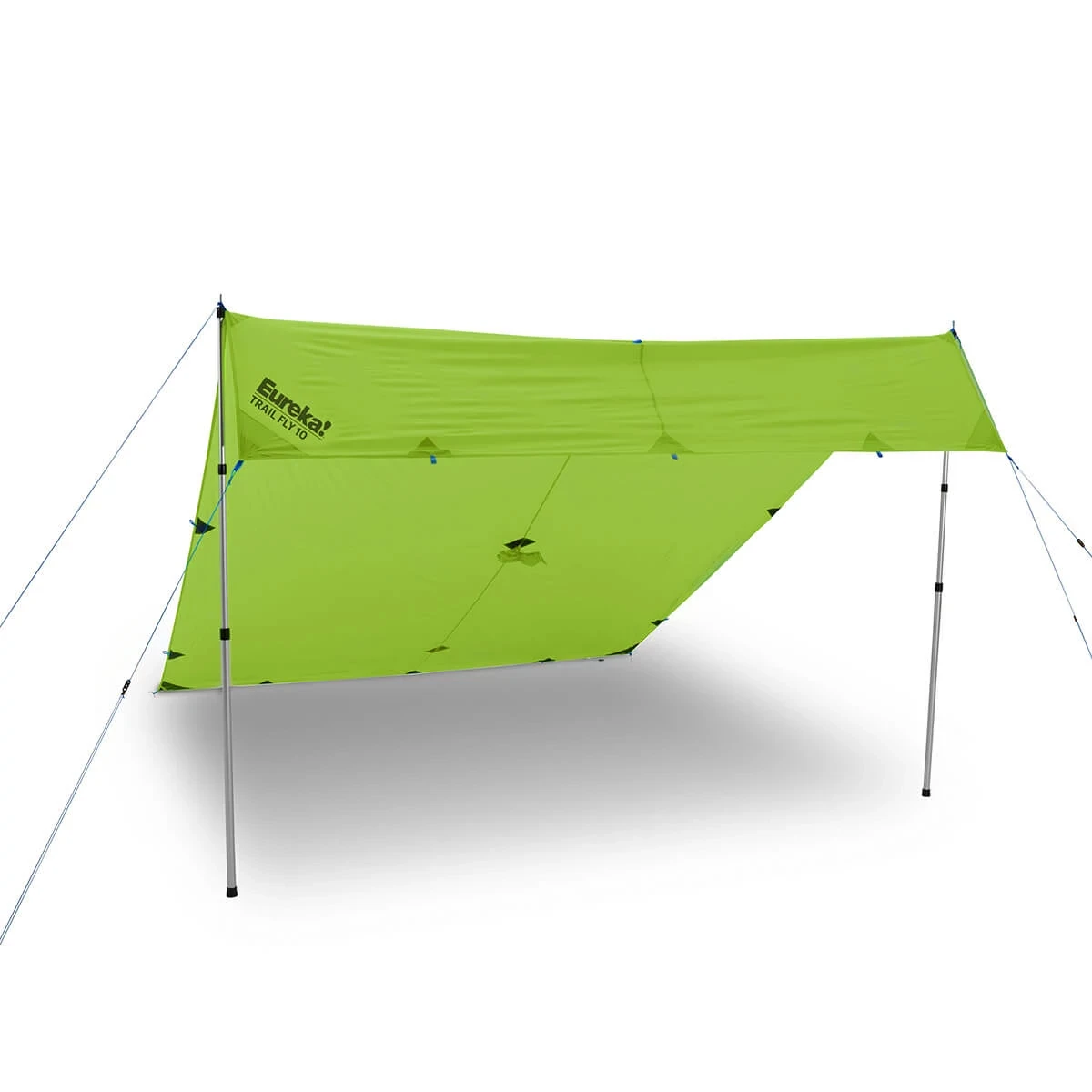 Trail Fly 10 pitch configuration option for shelter and shade. Poles sold separately.