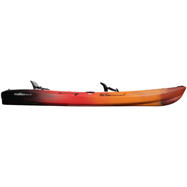 Old Town Ocean Kayak Malibu Two XL Lava Recreational Kayak - Side View