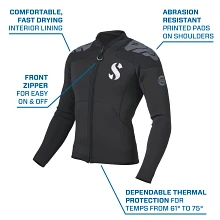 Everflex YULEX® Dive Long Sleeve Top, Men, 3mm