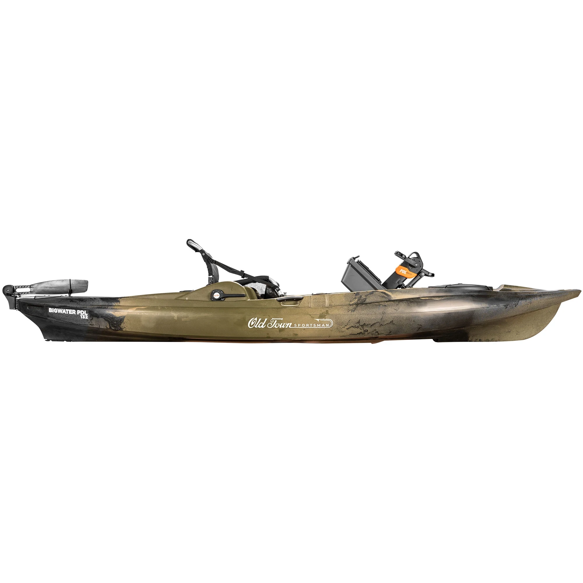 Old Town Sportsman BigWater PDL 132 - Marsh Camo - Side View