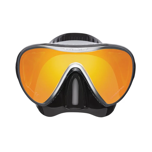 Synergy 2 Trufit Dive Mask, Black/Silver/Mirrored - SCUBAPRO Synergy 2 Trufit Dive Mask, Black/Silver/Mirrored - SCUBAPRO
