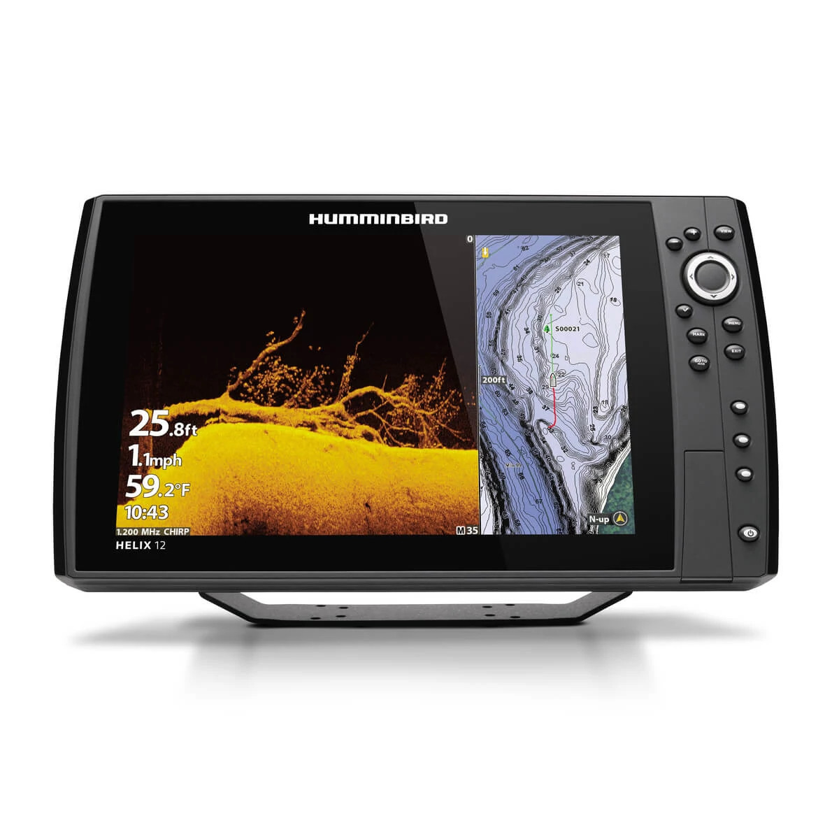 HELIX 12 CHIRP MEGA DI+ GPS G3N - Humminbird