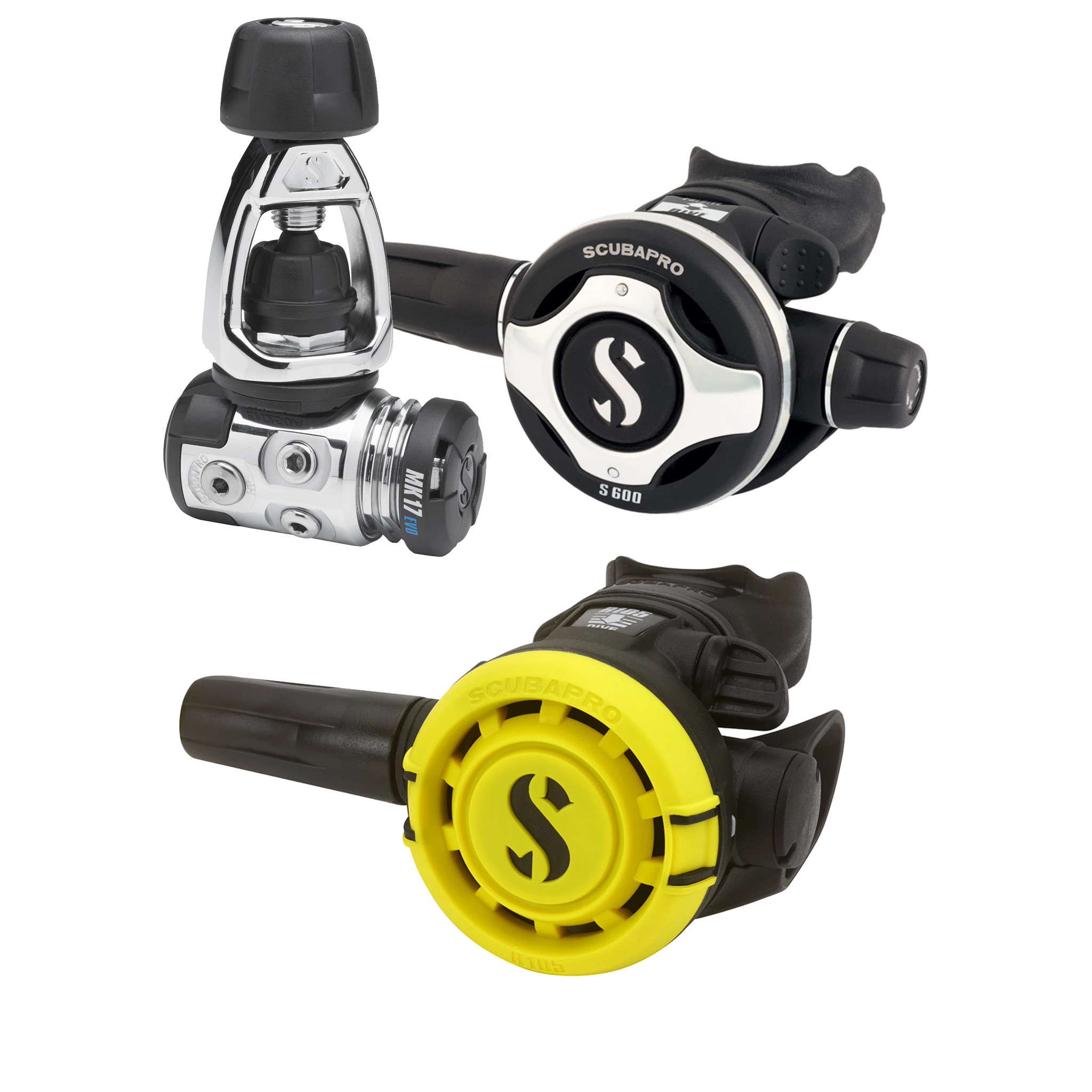 MK17 EVO/S600/R105 Octo Dive Regulator System - SCUBAPRO