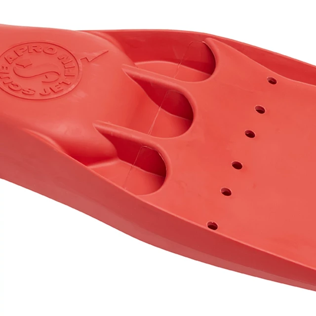 Jet Fin w/ Spring Heel Strap, Red