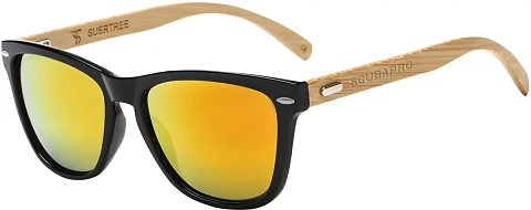 51.092.002, BAMBOO SUNGLASSES BLK/YEL.