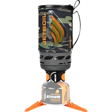 Fully Assembled Jetboil Flash 1.0L Dark Camo Fast Boil System with Ready Heat Indicator