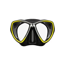 24.716.530, Synergy Mini Dive Mask, Black Skirt, Black/Yellow/Silver