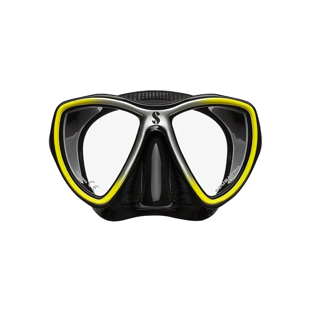 24.716.530, Synergy Mini Dive Mask, Black Skirt, Black/Yellow/Silver