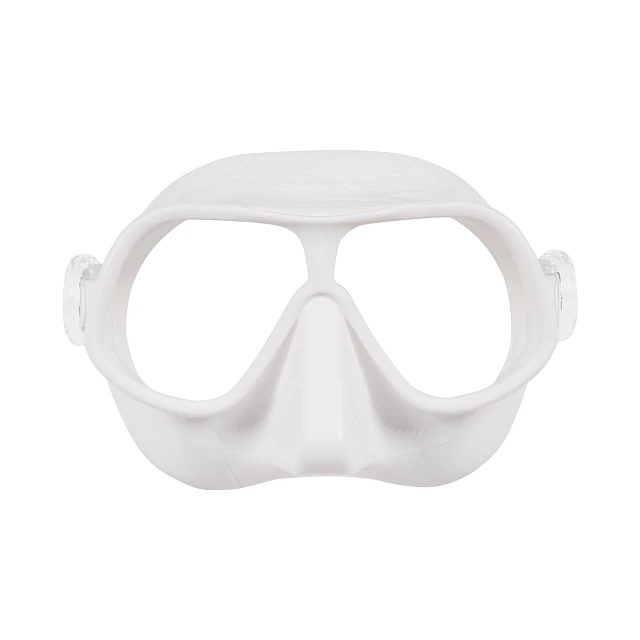 Steel Comp Dive Mask, White