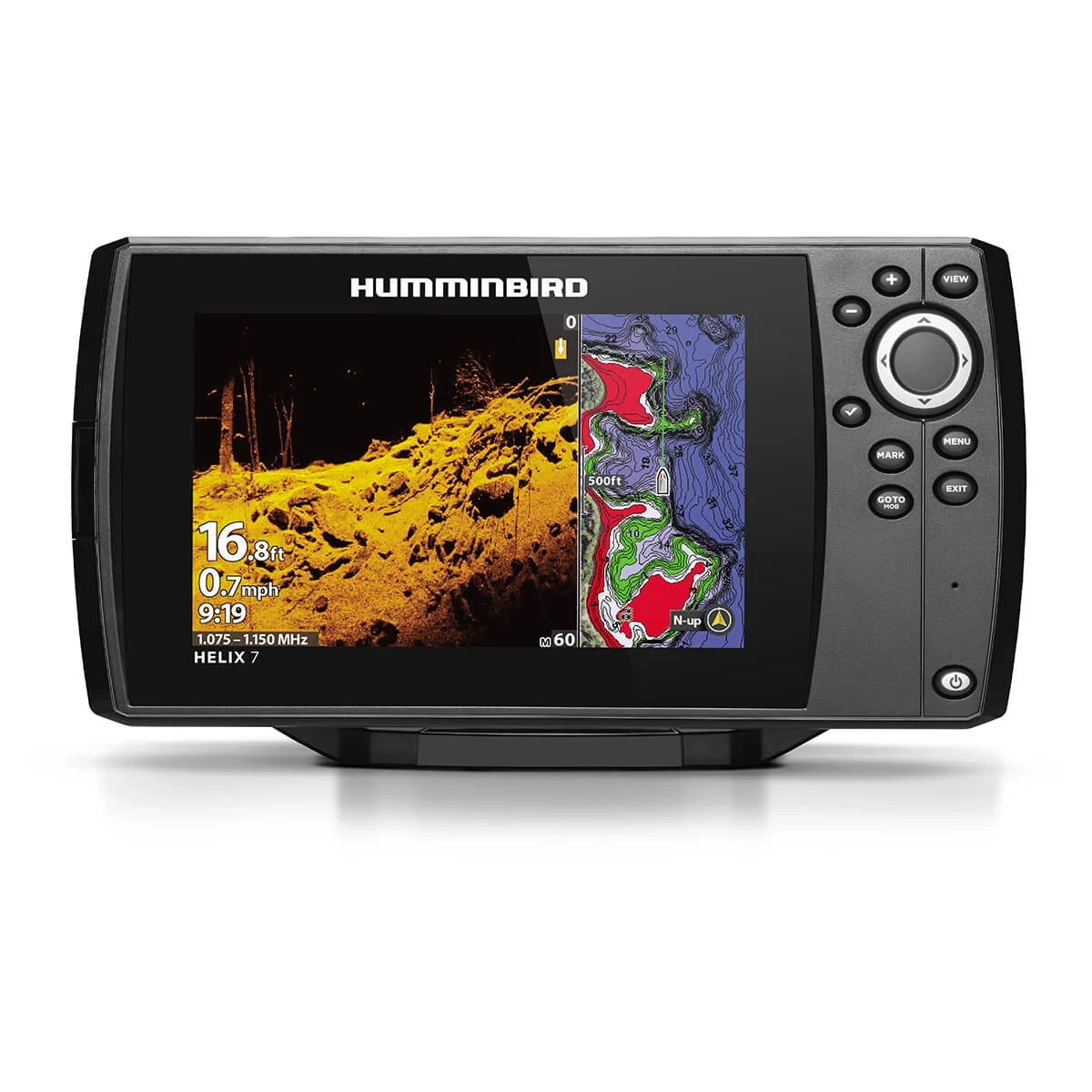 HELIX 7 CHIRP MEGA Down Imaging GPS G4 viewing straight on