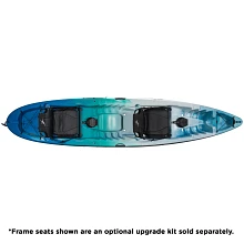 Old Town Ocean Kayak Malibu Two XL Horizon Recreational Kayak - Top View with Malibu Seat Upgrade