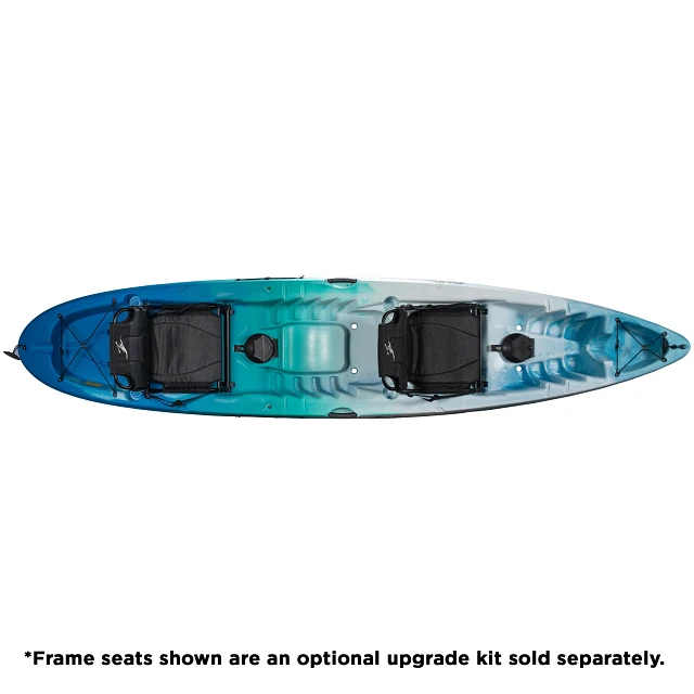 Old Town Ocean Kayak Malibu Two XL Horizon Recreational Kayak - Top View with Malibu Seat Upgrade