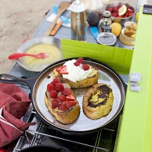 French toast on the Spire LX Camp Stove