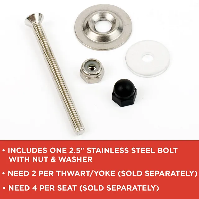 2.5" Bolt with Nut and Washer