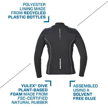 Everflex YULEX® Dive Long Sleeve Top, Women, 3mm