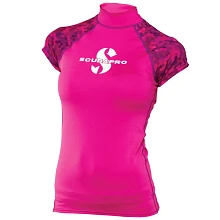 65.517.X00, UPF 50 Cap Sleeve Rash Guard, Women, Flamingo