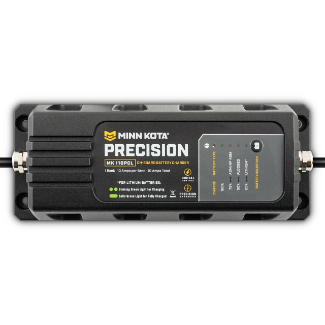 Precision On-Board MK 110 PCL Battery Charger top view