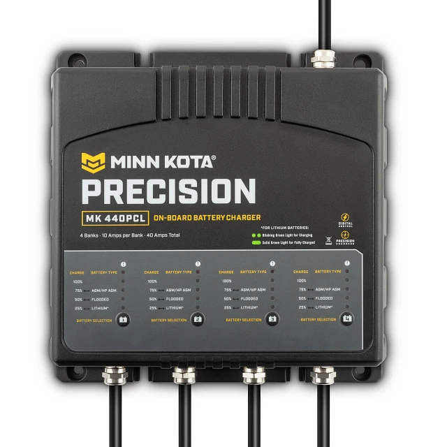 Precision On-Board MK 440 PCL Battery Charger top view