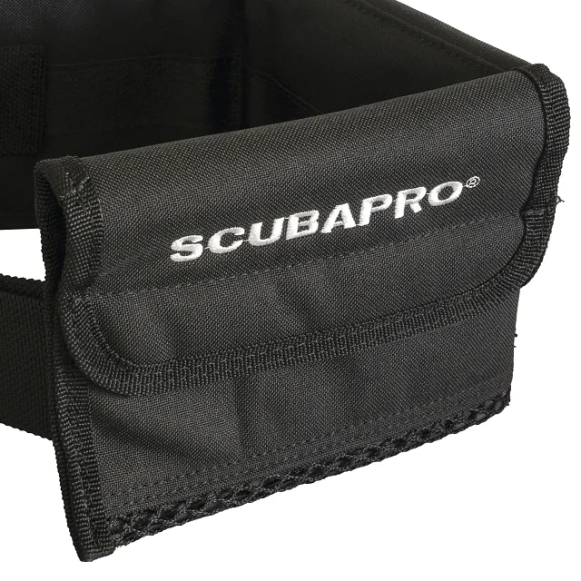 Padded Pocket Weight Belt - Pocket up-close